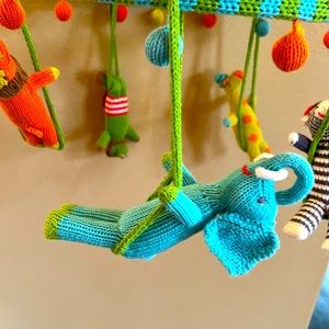 Blabla Kids baby mobile. Unisex. Adorable hand made animals